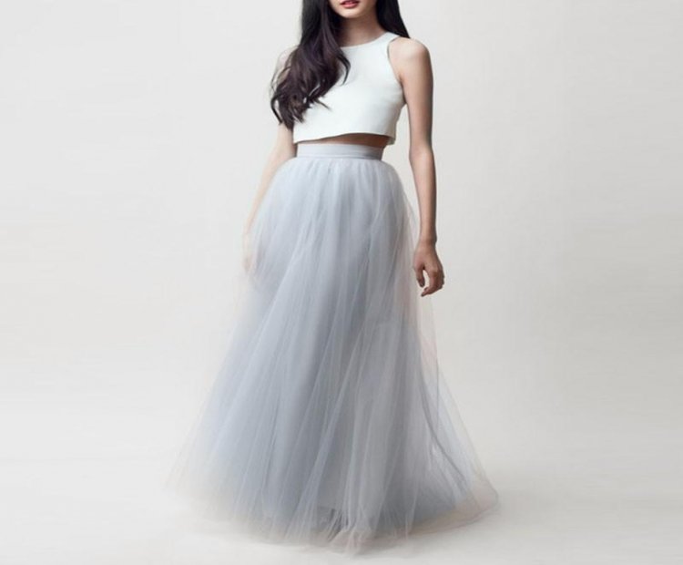 5 Layers Maxi Long Women Skirts Ladies Tulle Skirt A Line Floor Length Maxi Long Skirt Custom Made Faldas Faldas Jupe Saia