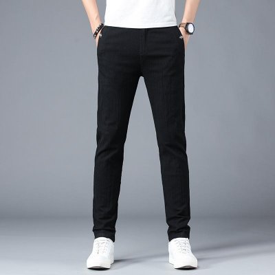 2020 New Four Seasons Classic Men Grinding Casual Pants Mens Business Straight pants Male Slim Fit Stretch Long Trous